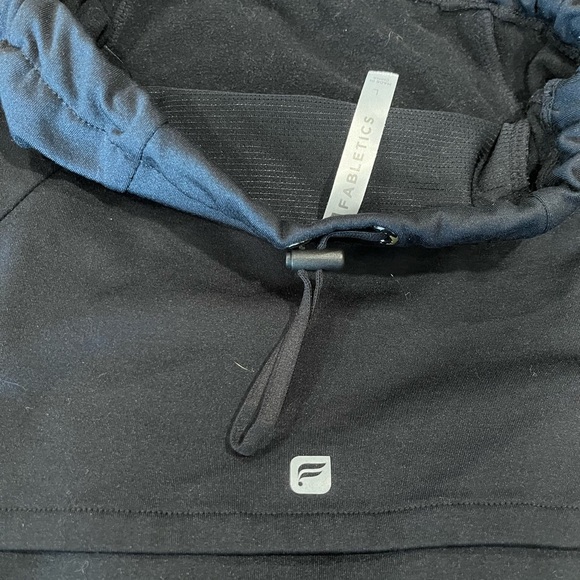 Fabletics Black Lace Accent Sweatshirt - Picture 7 of 7